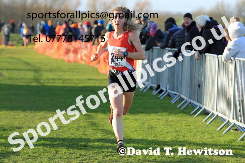 Senior womens 2022 Northern Cross Country Champs., Pontefract. Photo: David T. Hewitson/Sports for All Pics